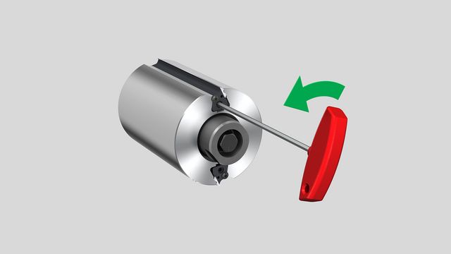 Piallatrice Cube Plus: Sostituzione lama Fase 2